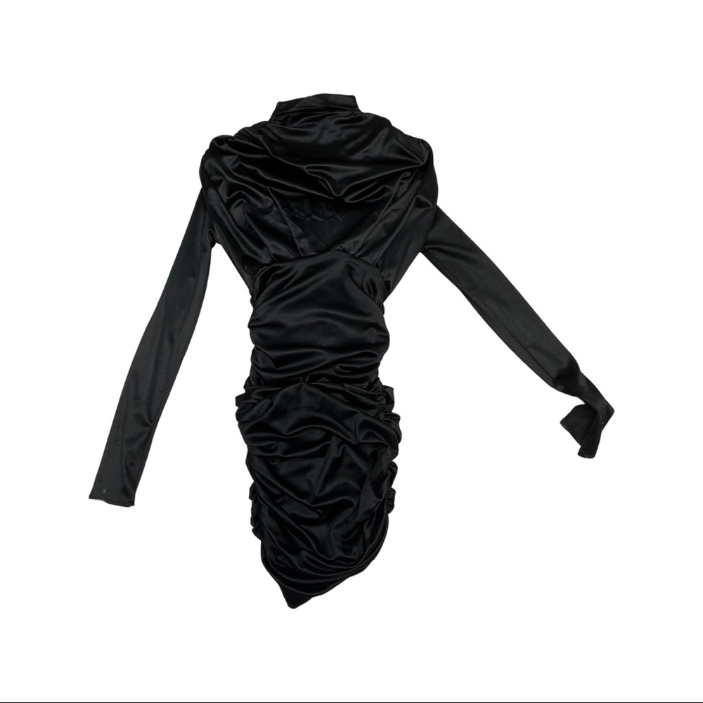 FASHION NOVA MAKING MY MOVES RUCHED DRESS